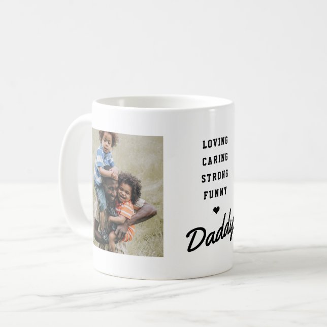 Daddy Photo Father's Day Coffee Mug (Front Left)