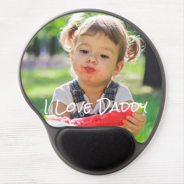 Daddy Photo  Gel Mouse Pad (Front)