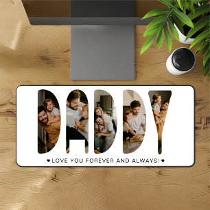 DADDY Photo Letters Father's Day   Desk Mat