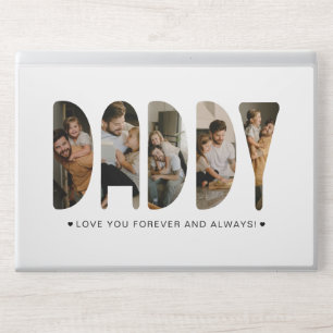 DADDY Photo Letters Father's Day   HP Laptop Skin