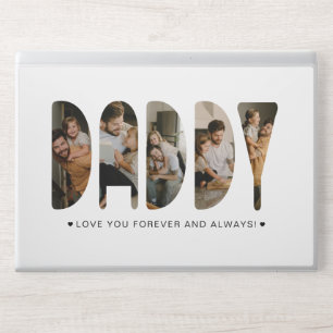 DADDY Photo Letters Father's Day   HP Laptop Skin