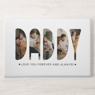 DADDY Photo Letters Father's Day HP Laptop Skin