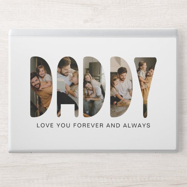 DADDY Photo Letters  HP Laptop Skin (Front)