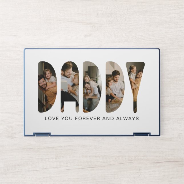 DADDY Photo Letters HP Laptop Skin (Front)