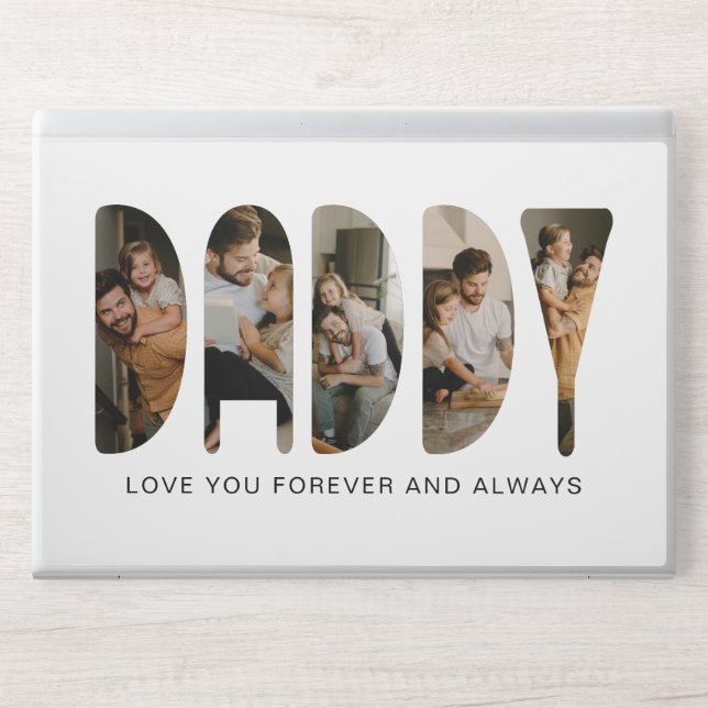 DADDY Photo Letters HP Laptop Skin (Front)