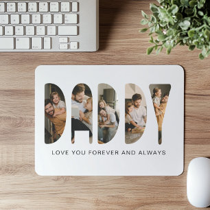 DADDY Photo Letters Mouse Pad