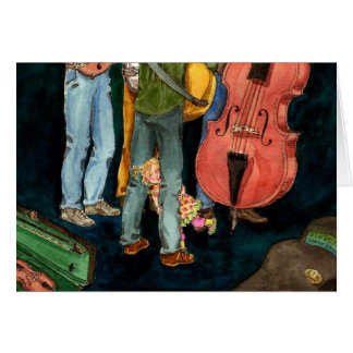 Daddy Plays Bluegrass Cards