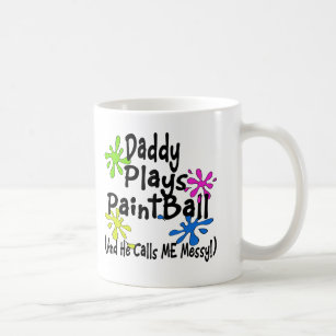Daddy Plays Paintball Coffee Mug
