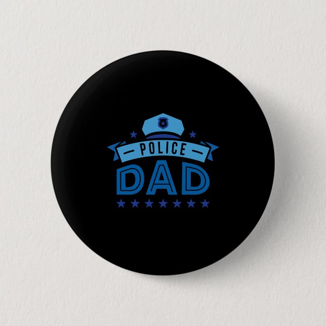 Daddy Policeman Button (Front)