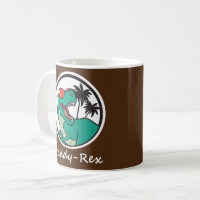 Dadasaurus Dad Saurus Dino Fathers Day Mug Daddy Papa Rex from