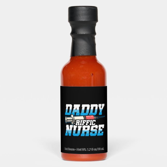 Daddy-riffic Nurse Injection Syringe National Hot Sauces (Front)