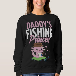 Daddy s Fishing Buddy Fisherman Little Girl Daught Sweatshirt