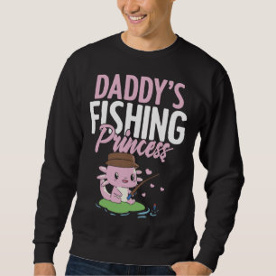 Daddy s Fishing Buddy Fisherman Little Girl Daught Sweatshirt