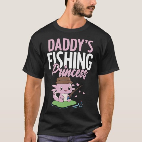 Daddy s Fishing Buddy Fisherman Little Girl Daught T_Shirt