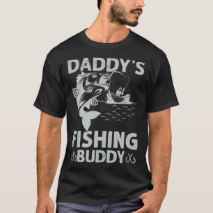 Daddy s Fishing Buddy Fishing Papa Son Boy Fathers T-Shirt