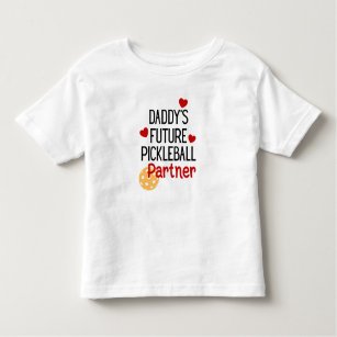 Daddy’s Future Pickleball Partner Child Toddler T-shirt