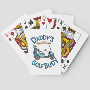 Daddy’s Golf Buddy Golfing Father’s Day Dad Poker Cards