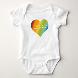 Daddy’s heart baby bodysuit