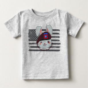 “Daddy’s Little 82nd Airborne Paratrooper” Baby T-Shirt