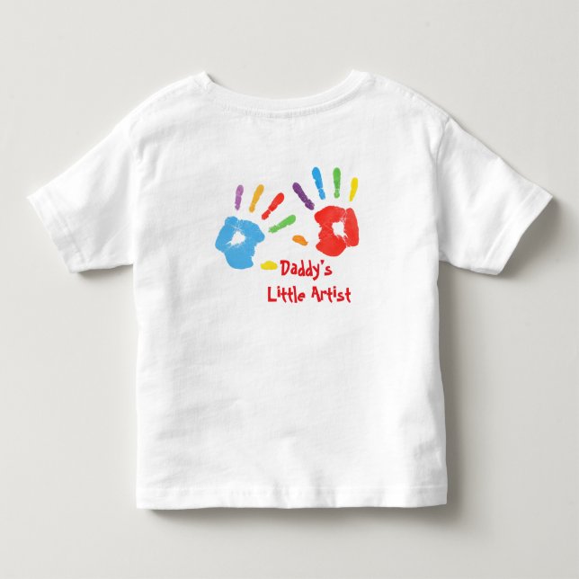 Daddy’s Little Artist – Kids T-Shirt (Back)