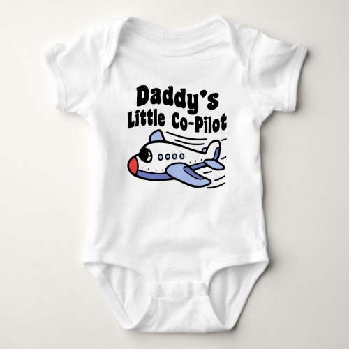 Daddyâs Little Co_Pilot Baby Bodysuit