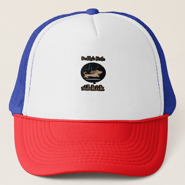 Daddy s little sidekick Trucker Hat (Front)