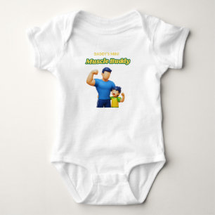 Daddy’s Mini Muscle Buddy  Baby Bodysuit