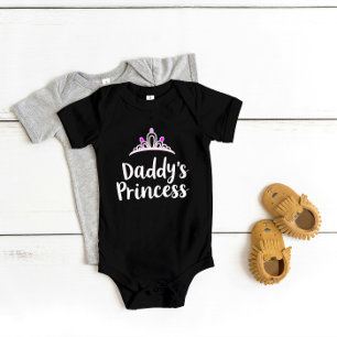"Daddy’s Princess" Cute  Baby Bodysuit