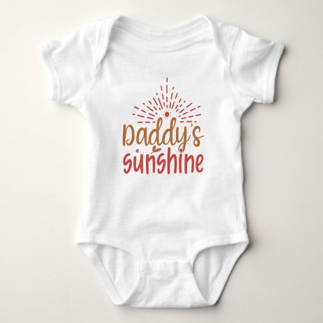 Daddy’s Sunshine – Baby Boy Bodysuit (Front)