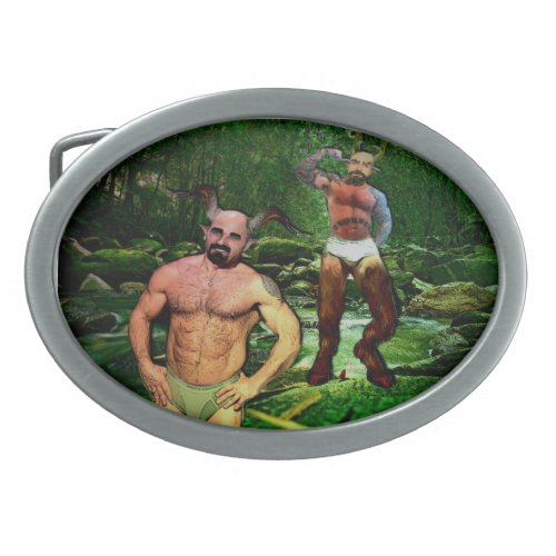 Daddy Satyrs in Briefs Belt Buckle