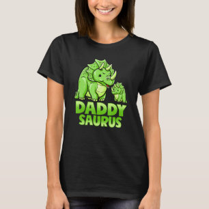 Daddy Saurus Dinosaur Funny Daddysaurus For Dad Fa T-Shirt