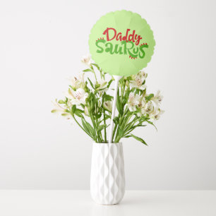 Daddy Saurus Dinosaur Lettering Balloon