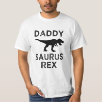 Daddy Saurus funny men's dinosaur shirt