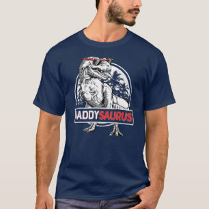 Daddy Saurus T rex Dinosaur Men Father's Day  T-Shirt