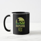 Mama Mug - Mamasaurus T-Rex Dinosaur Funny Mama Saurus Family Matching Cup  For Mother's Day/Father's Day - Family Coffee Mug 15oz 