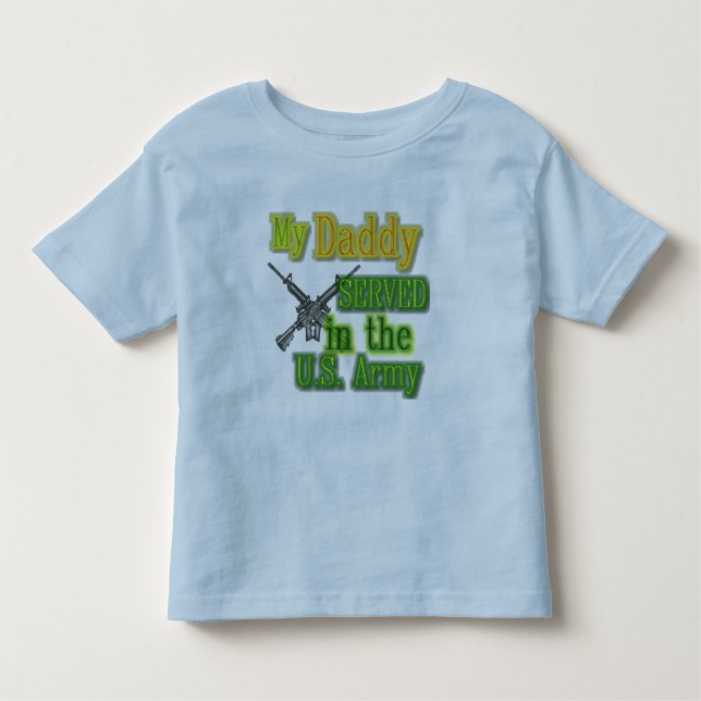 Daddy Served Toddler T-shirt (Front)