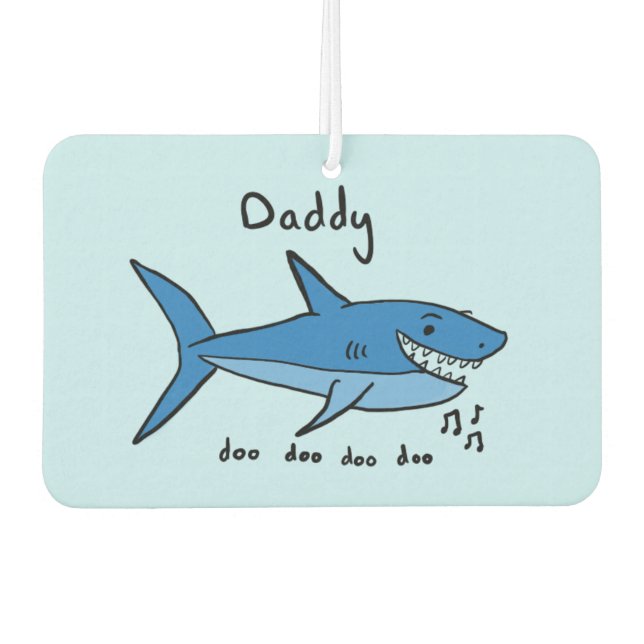 Daddy Shark Air Freshener (Front)