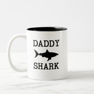 Daddy Shark coffee mug funny daddy gift