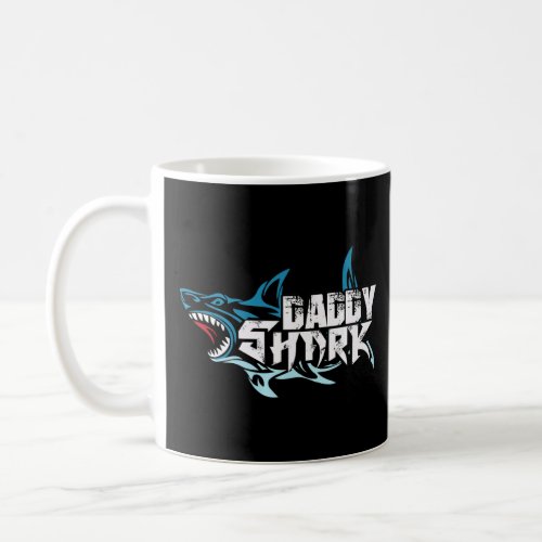 Daddy Shark Diver Surfer Ocean Underwater World Se Coffee Mug