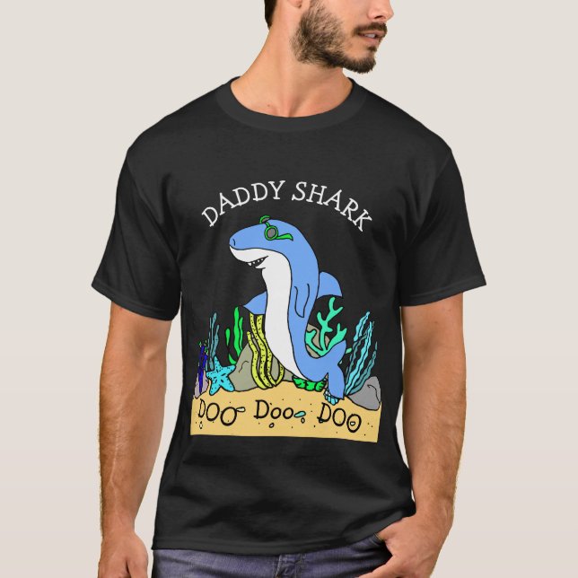 Daddy Shark Doo Doo Family T-Shirt (Front)