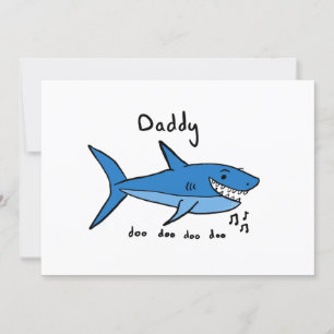 Daddy Shark Father's Day Card