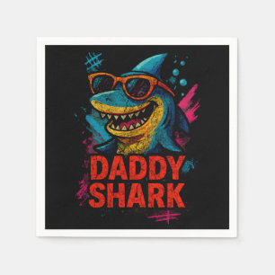 Daddy Shark Father's Day Gifts Napkins
