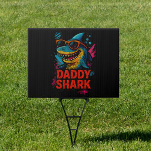 Daddy Shark Father's Day Gifts Sign