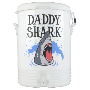 Daddy Shark - Great White Beverage Cooler