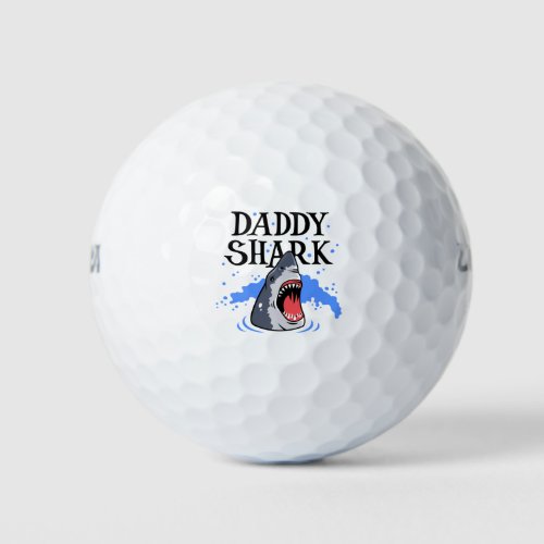Daddy Shark _ Great White Golf Balls