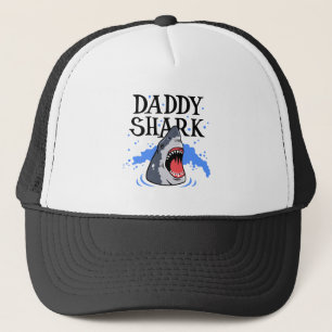 Daddy Shark - Great White Trucker Hat