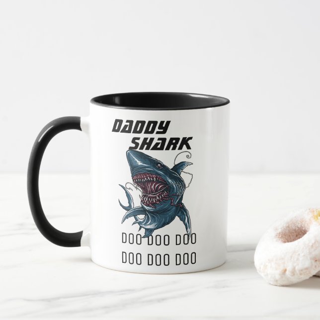 Daddy Shark Mug (With Donut)