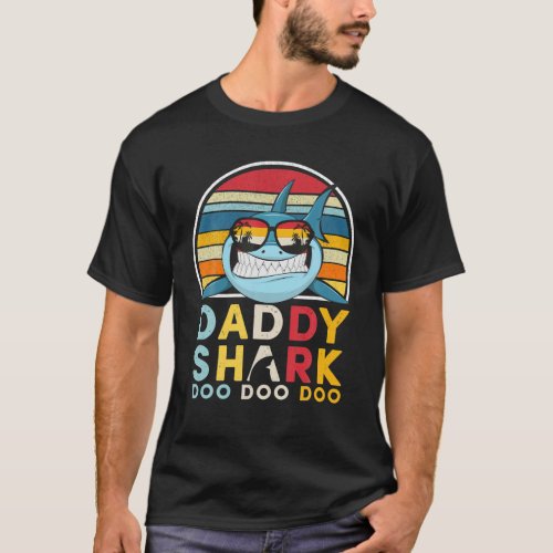 Daddy Shark Shirt Doo Doo Doo Fathers Day Gift