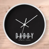 Daddy Since 20XX Modern Elegant Simple