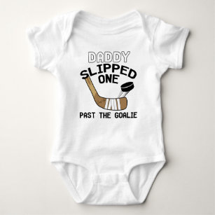My Daddy and I Are Detroit Fans Baby Bodysuit Hockey Infant One Piece